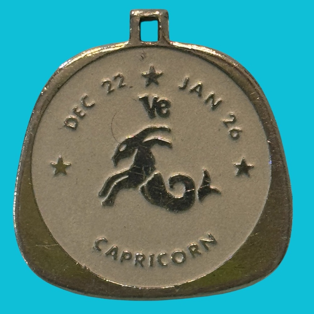 Capricorn Pendant Charm ‎ Marked Japan